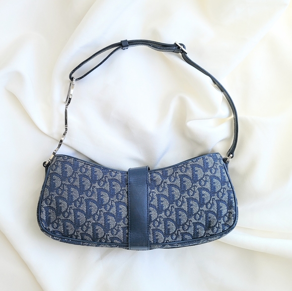 💎DIOR BLUE TROTTER CHARM POCHETTE💎 - Picture 2 of 10
